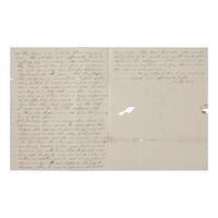 [African-Americana] [Underground Railroad] Autograph Letter, signed, by a Dartmouth Student Who Recounts the Arrival of a Runaway Slave