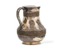 A Wedgwood Silver-on-Copper Mounted Pitcher