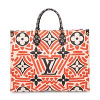 Louis Vuitton, Large Crafty Print OnTheGo Tote