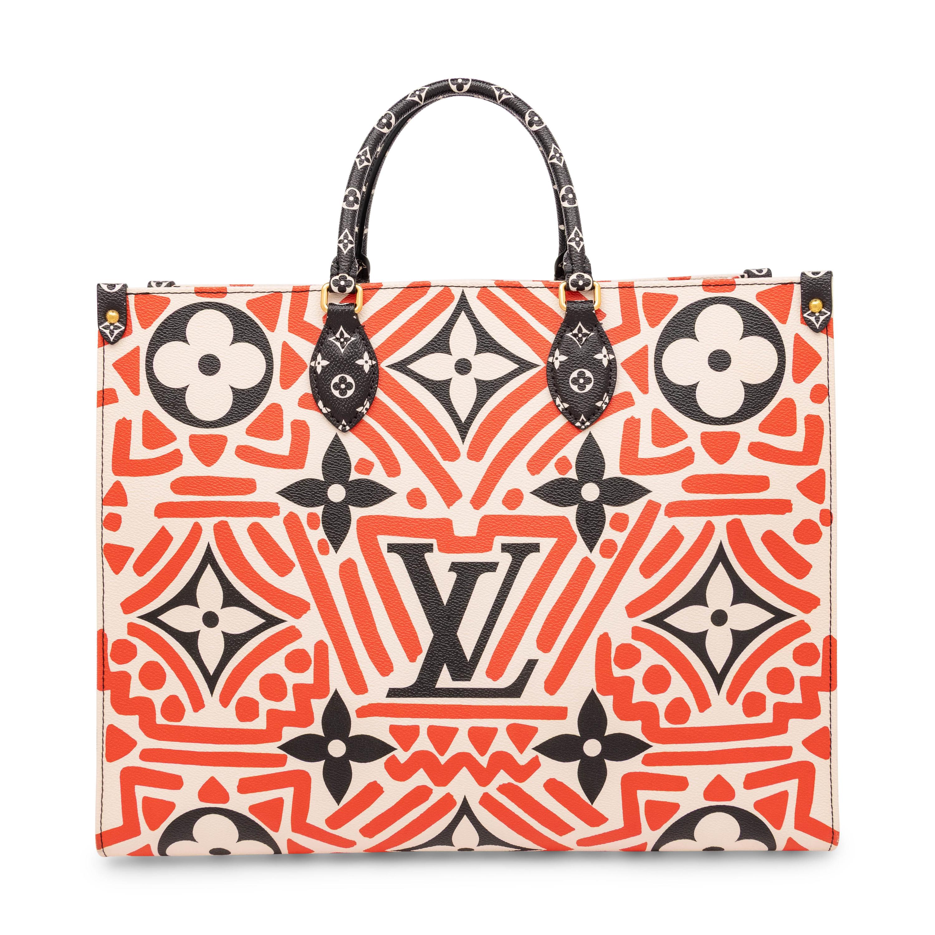 Louis Vuitton, Large Crafty Print OnTheGo Tote