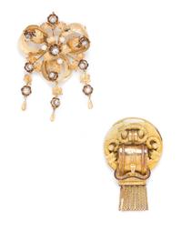 A Collection of Antique Brooches, 18.40 dwts.