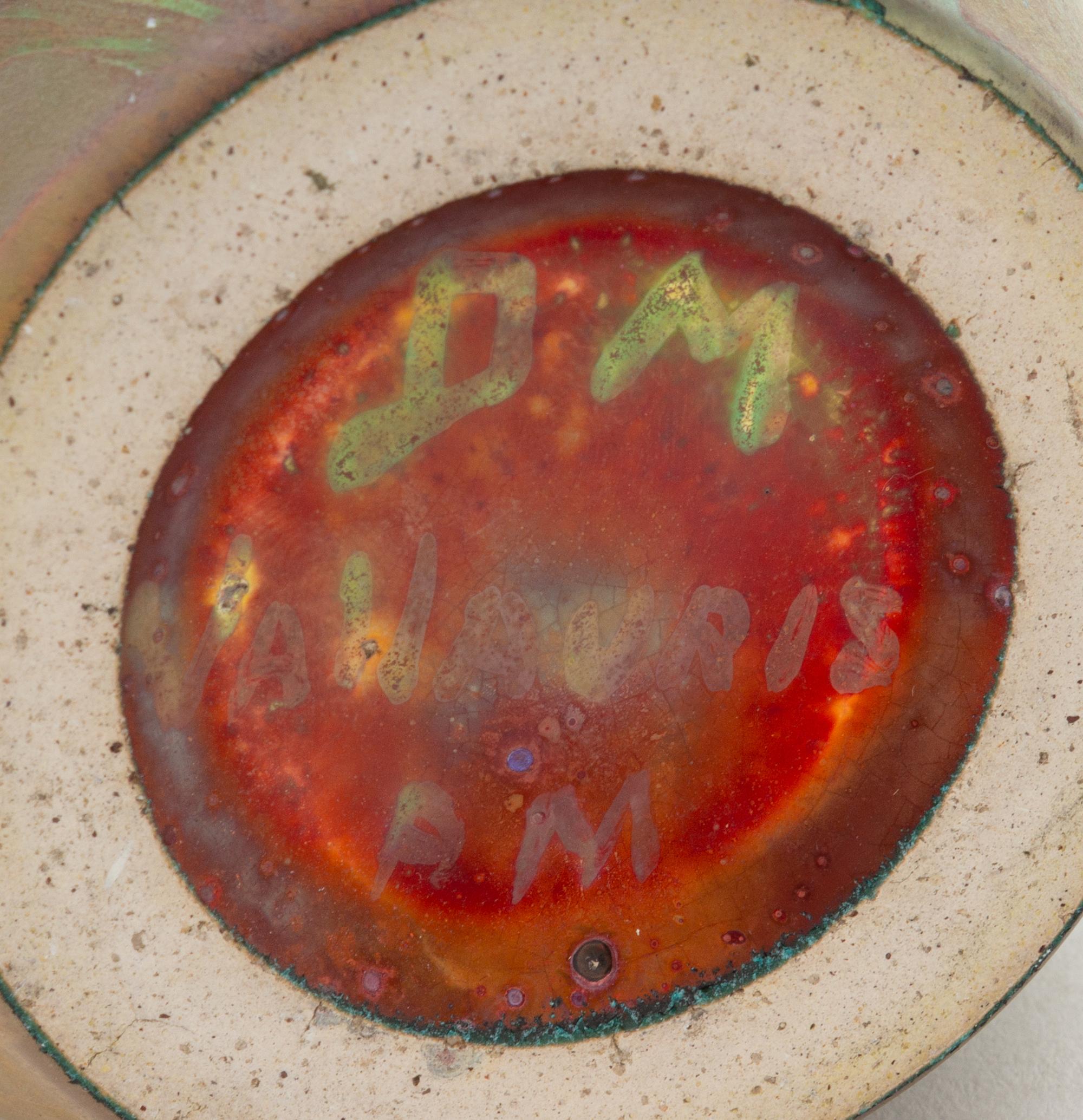 A Studio Ceramic Iridescent Vase