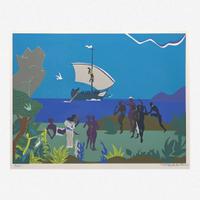 Romare Bearden (American, 1911-1988) The Siren's Song, from The Odysseus Suite