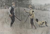Four Hand Colored Sporting Prints, A.B. Frost (American 1851-1928) Height 15 x width 10 inches (largest) — 19TH CENTURY