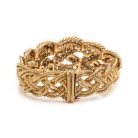 BOUCHERON, VINTAGE, YELLOW GOLD, PLATINUM AND DIAMOND BRACELET