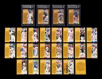 A Group of 25 1995 Donruss Diamond Kings Signed Autograph Baseball Cards,