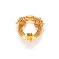 TIFFANY & CO., YELLOW GOLD BROOCH