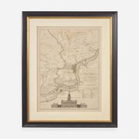 [American Revolution] Faden, William A Plan of the City and Environs of Philadelphia...