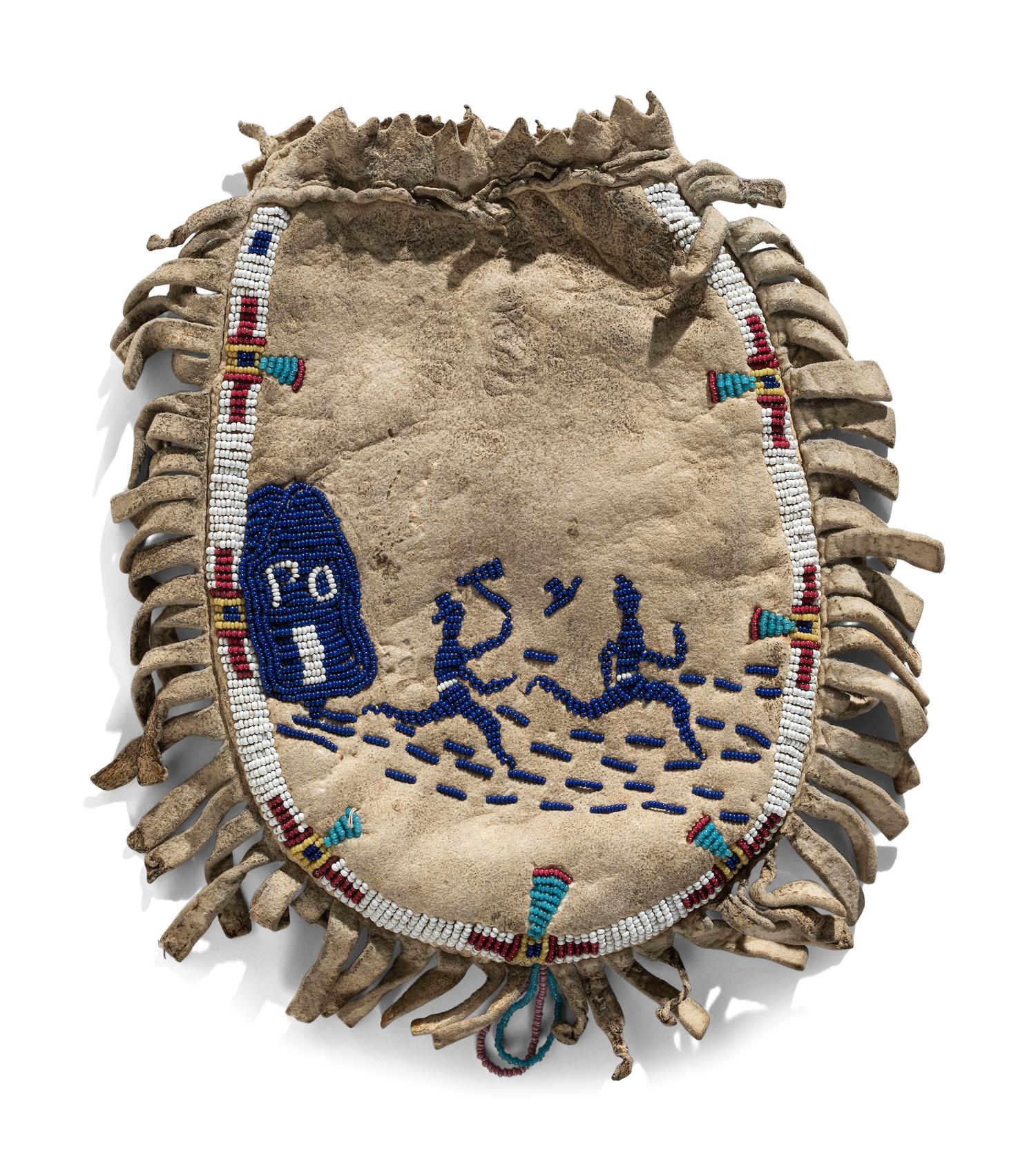 Central Plains Pictographic Folk Art Bag