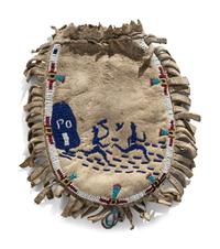 Central Plains Pictographic Folk Art Bag