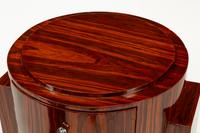 A Pair of Continental Rosewood Veneered Side Tables
