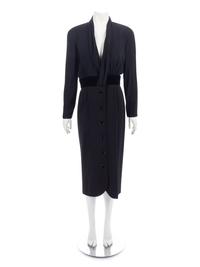 Valentino Black Dress,1980-90s
