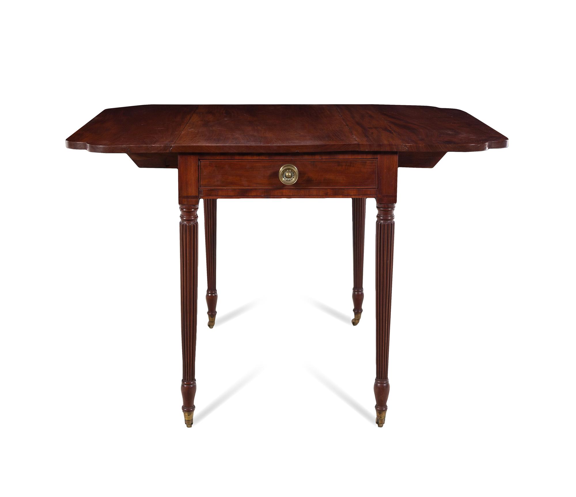 A Federal Mahogany Drop-Leaf Table