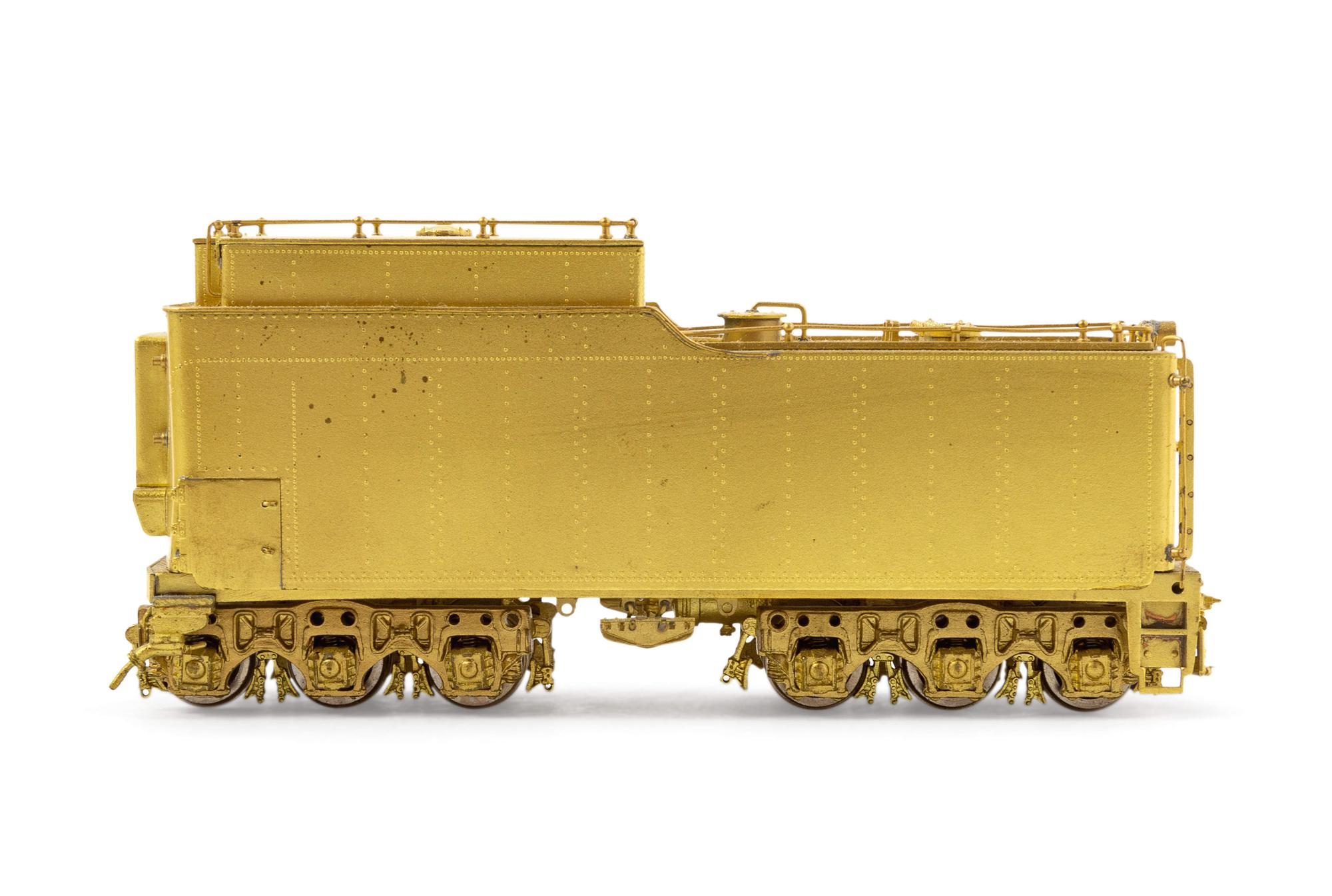 A Group of Four Brass HO-Gauge Locomotives and Tenders