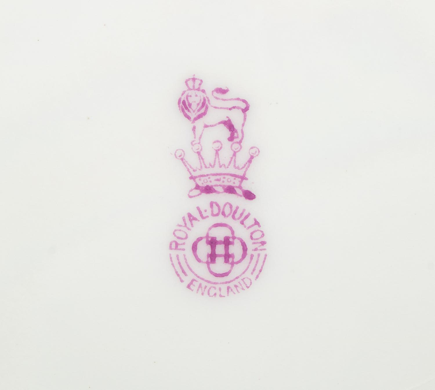 A Set of Ten Royal Doulton Burston Porcelain Plates