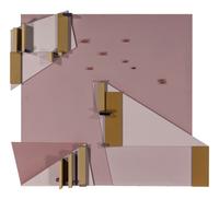 David Barr (American, 1939-2015) — Cygnus - The Swan (Structurist Relief #203) , 1981