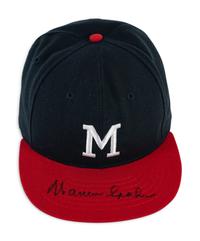 A Group of Four Milwaukee Braves Hall of Fame Signed Autograph Items Including Eddie Mathews and Warren Spahn (BAS Beckett Authentication Services Certified),