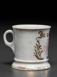An Electrician's Porcelain Occupational Shaving Mug