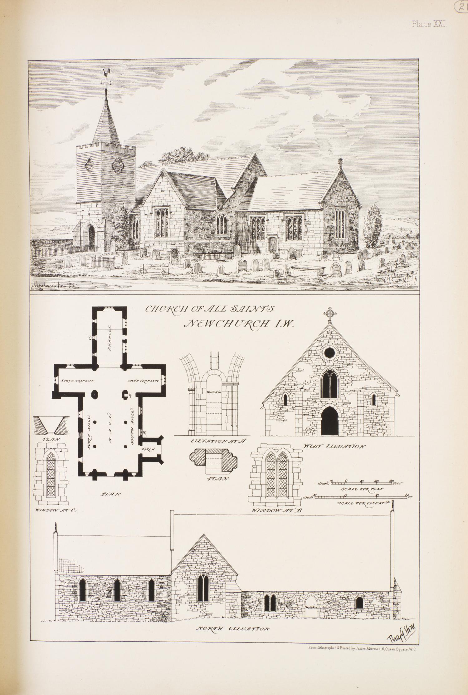 STONE, PERCY G. The Architectural Antiquities of the Isle of Wight. London, 1891. 2 parts in one.