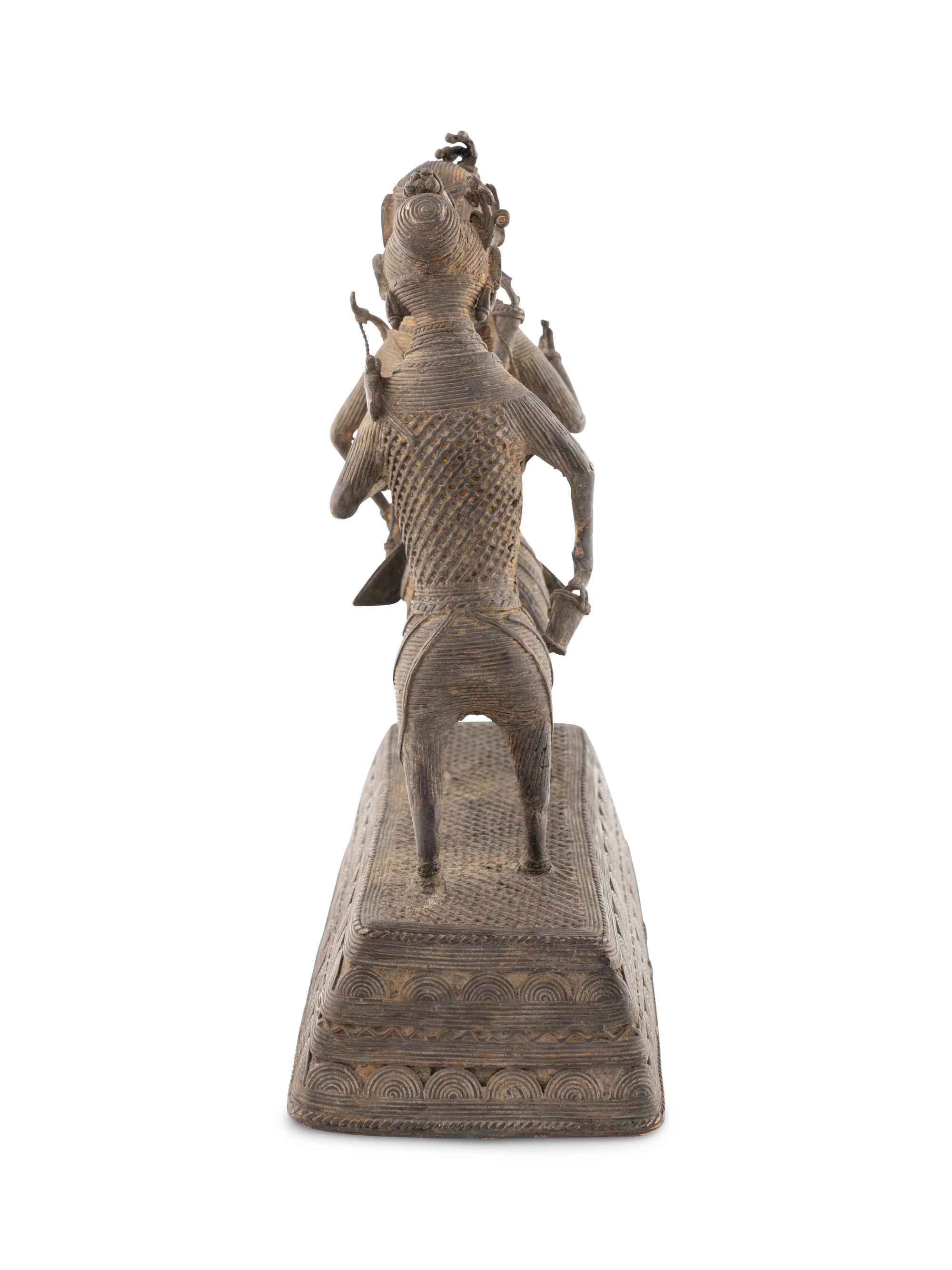 Two Indian Bronze Groups