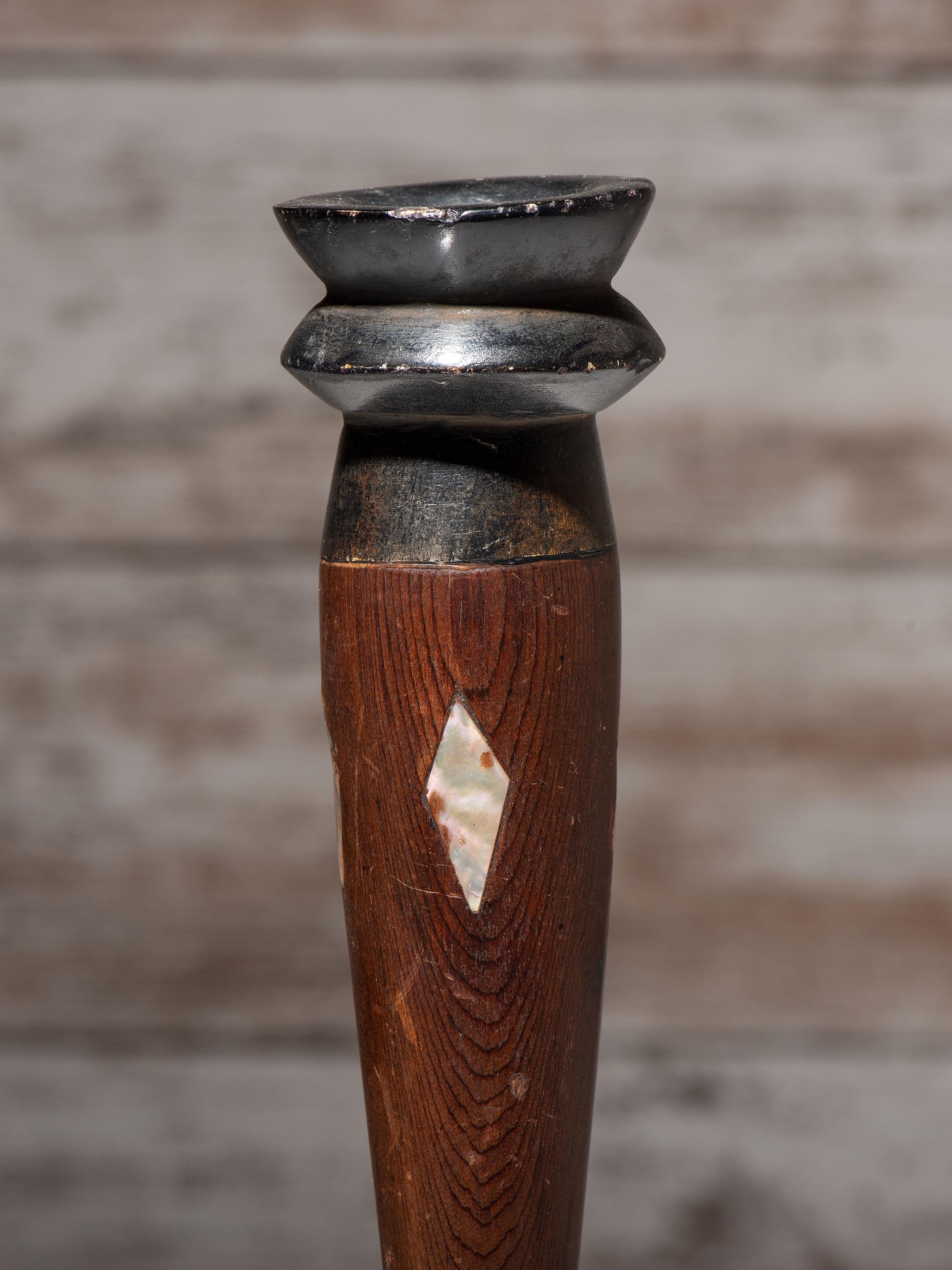 Hupa / Yurok Pipe, with Inlay