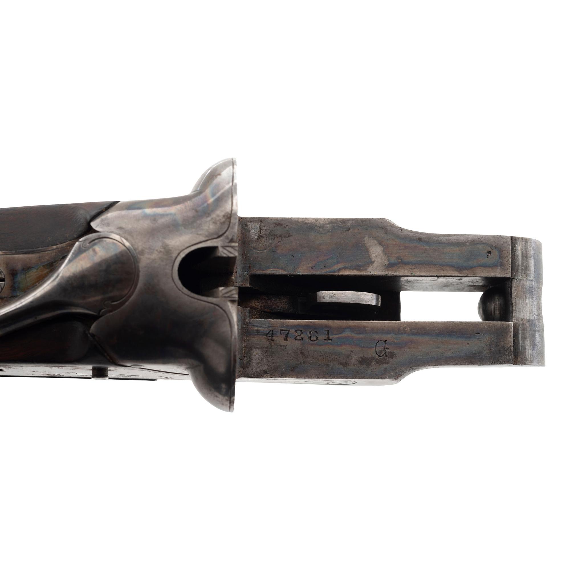 **Lefever Arms Company G-Grade Sideplate 12 Gauge