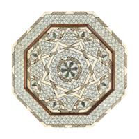 A Syrian or Egyptian Mother-of-Pearl Inlaid Octagonal Side Table