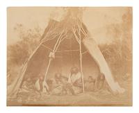 [NATIVE AMERICANS] [JACKSON, photog.] Bannock Family, Sheep Eater Band, Medicine Lodge Creek, ID.