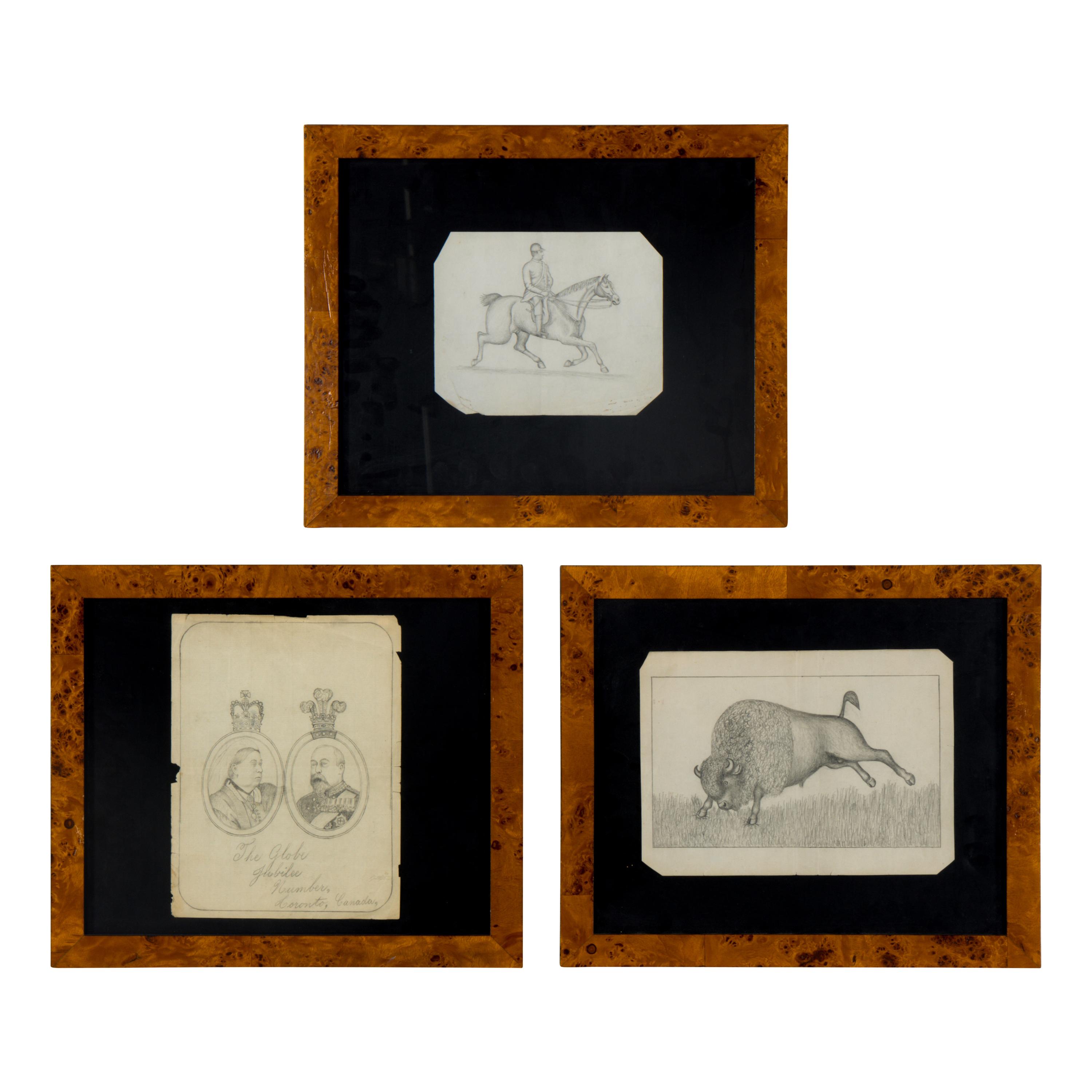Houghton Running Rabbit (Blackfeet, 19th/20th century) — untitled, portraits and wildlife