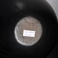 Melony Gutierrez (Santa Clara, 20th century) — Blackware Pottery Jar, with Turquoise