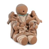 Pottery Storyteller, with Eight Children