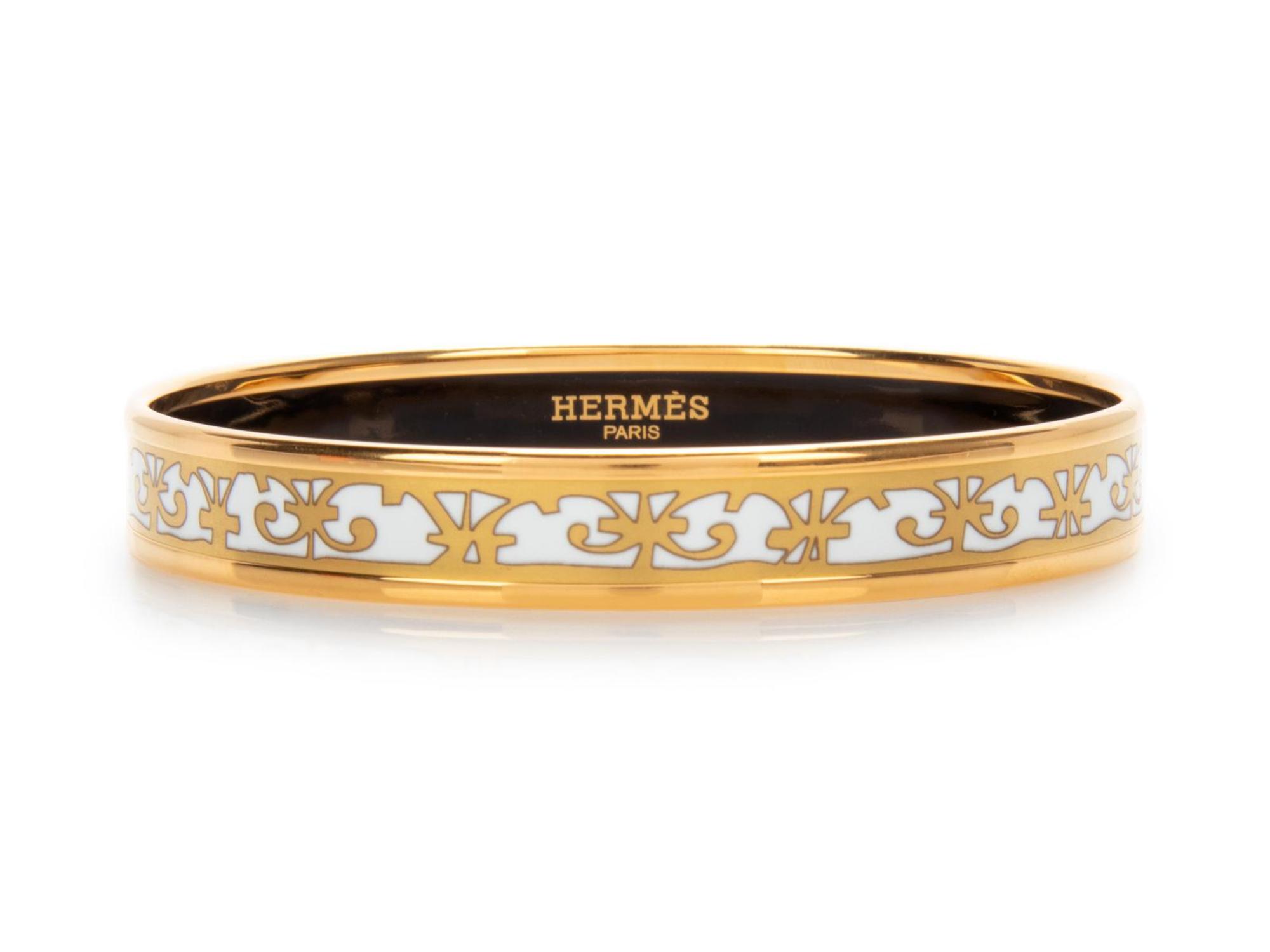Three Hermès Enamel Bangles, 2000-2010s