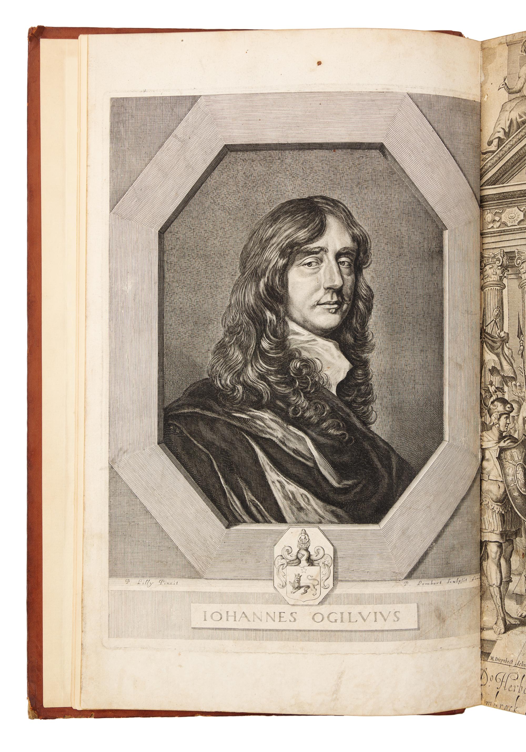 HOMER. -- John OGILBY, translator. Homer his Iliads Translated, Adorn'd with Scuplture. London: Thomas Roycroft, 1660.