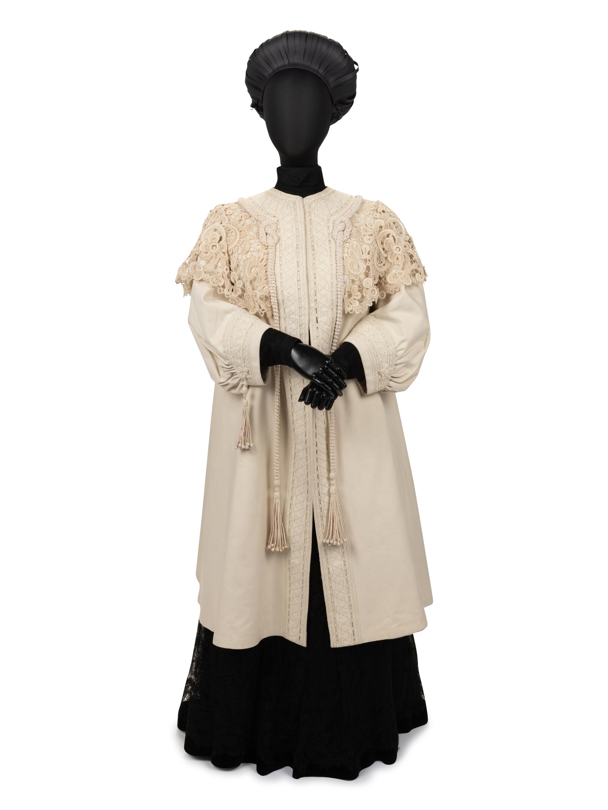 Wool and Lace Coat Worn by Abraham Lincoln's Relative, c. 1905
