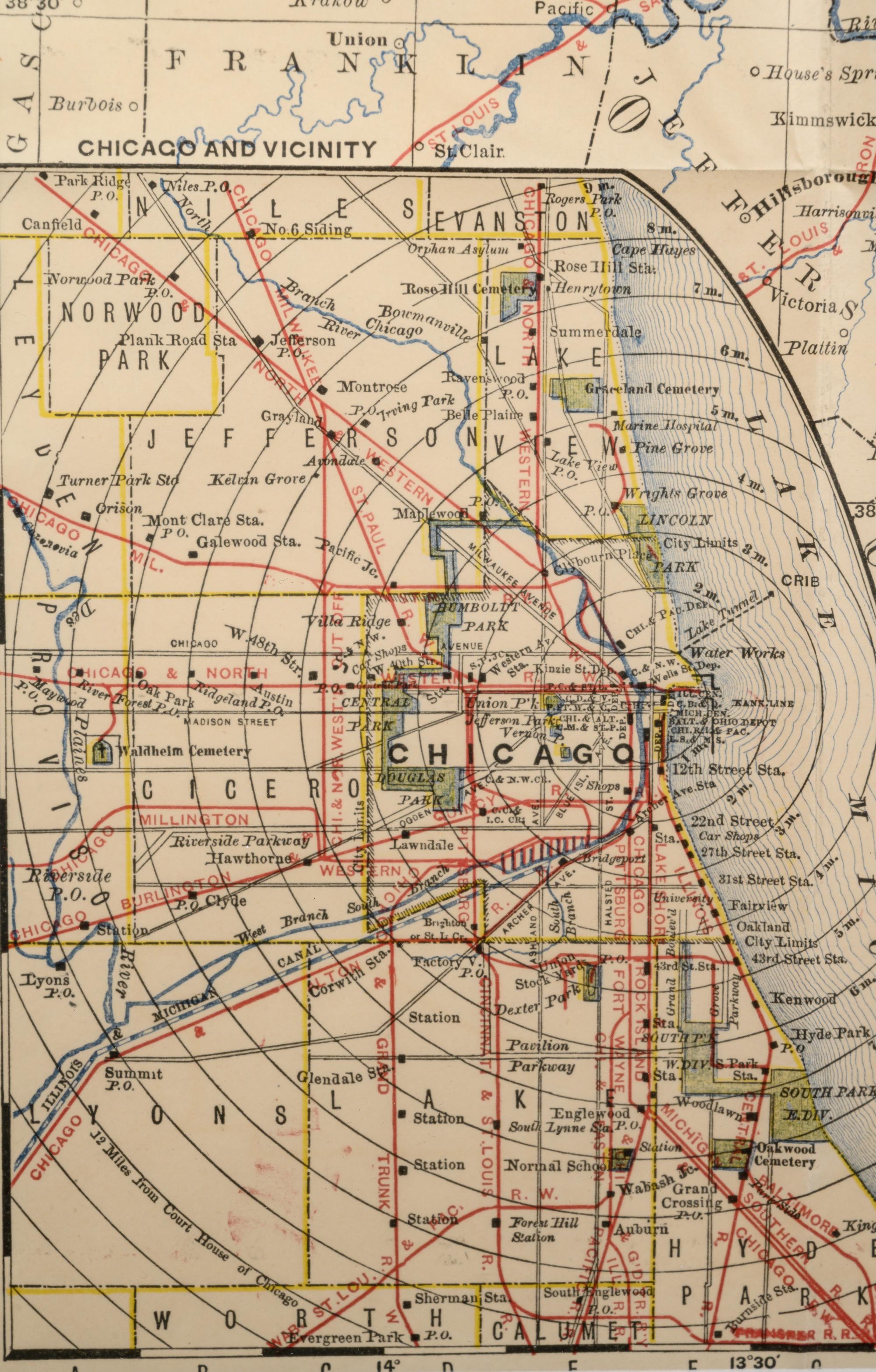A Group of 11 19th and 20th century maps, comprising: