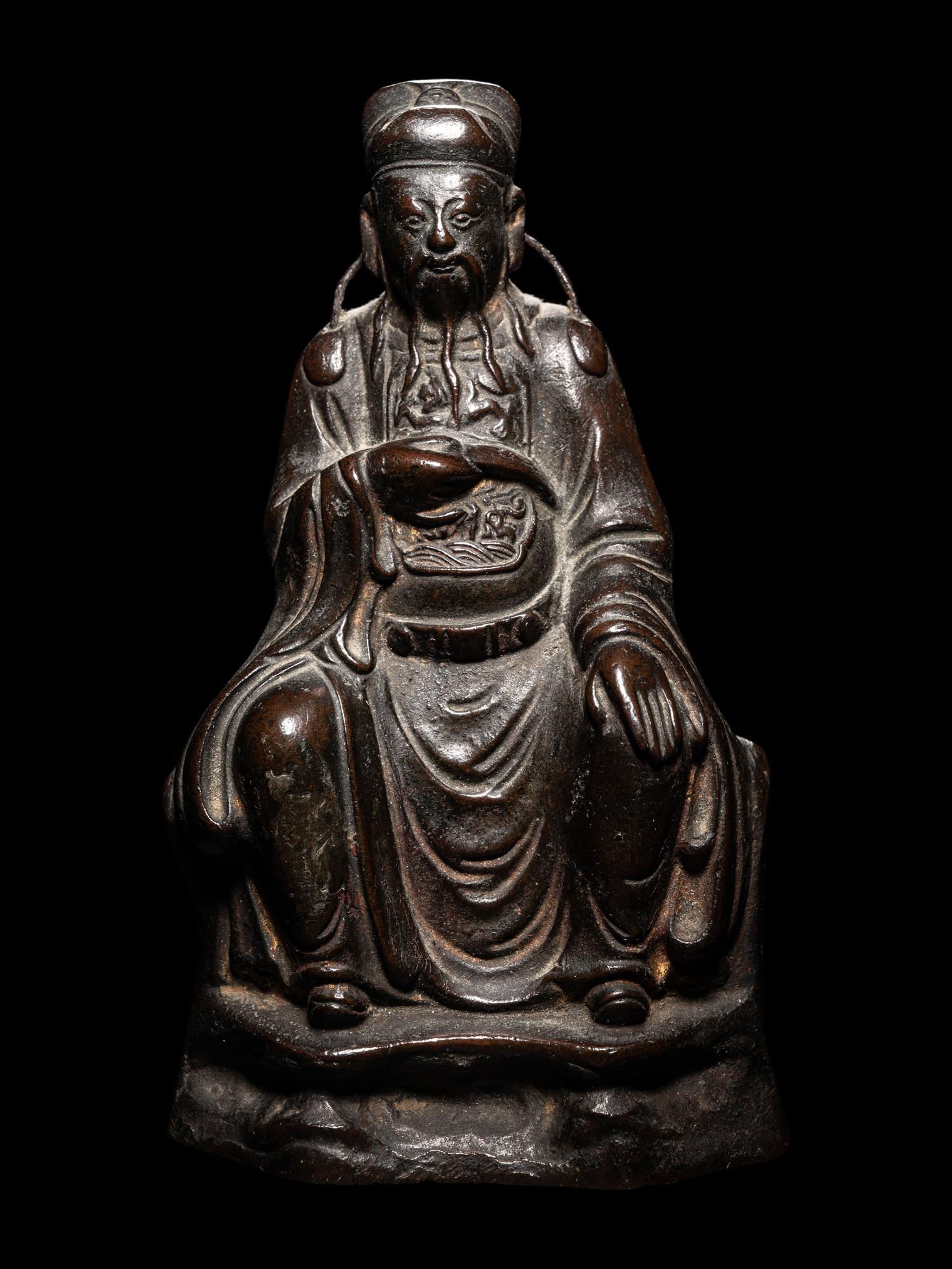 A Bronze Figure of A Daoist Immortal Wenchang