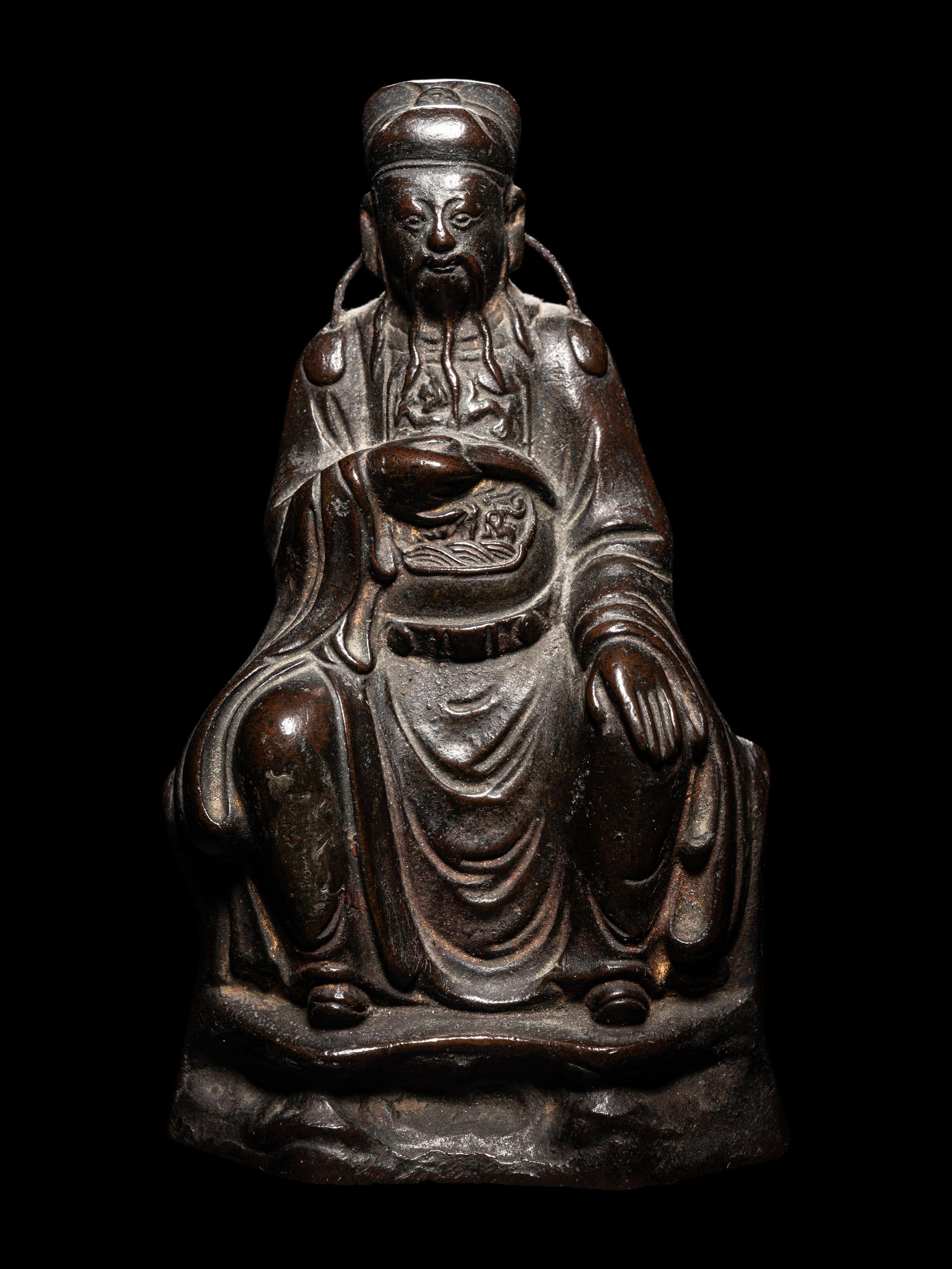 A Bronze Figure of A Daoist Immortal Wenchang