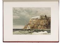 CRESSWELL, Samuel Gurney (1827-1867). A series of eight sketches in colour (together with a chart of the route), by Lieut. S. Gurney Cresswell, of the voyage of H.M.S. Investigator (Captain M’Clure), during the discovery of the North-west passage . London: Day and Son, 1854.