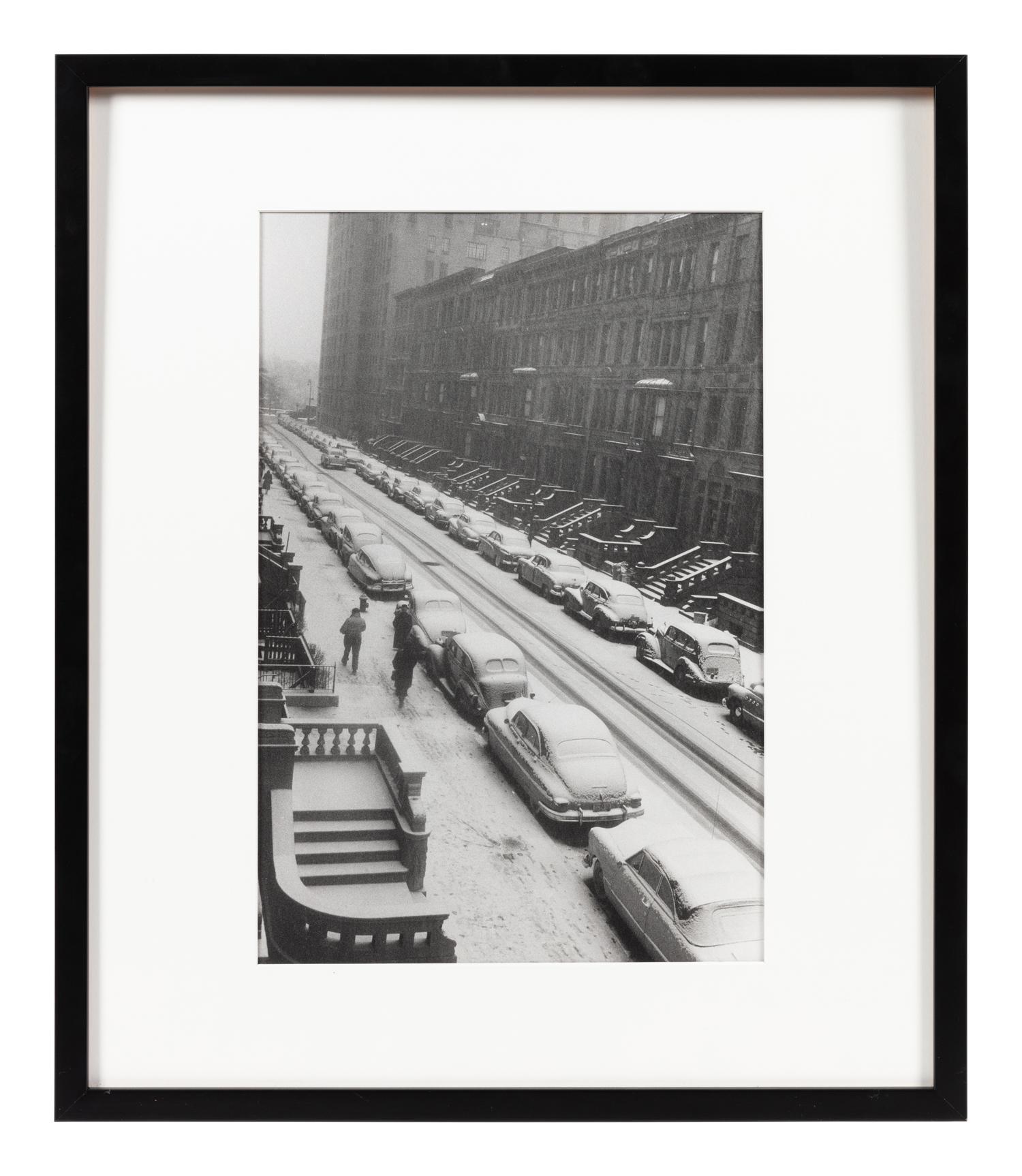 Ruth Orkin (1921-1985) Snow Covered Cars, NYC, 1952