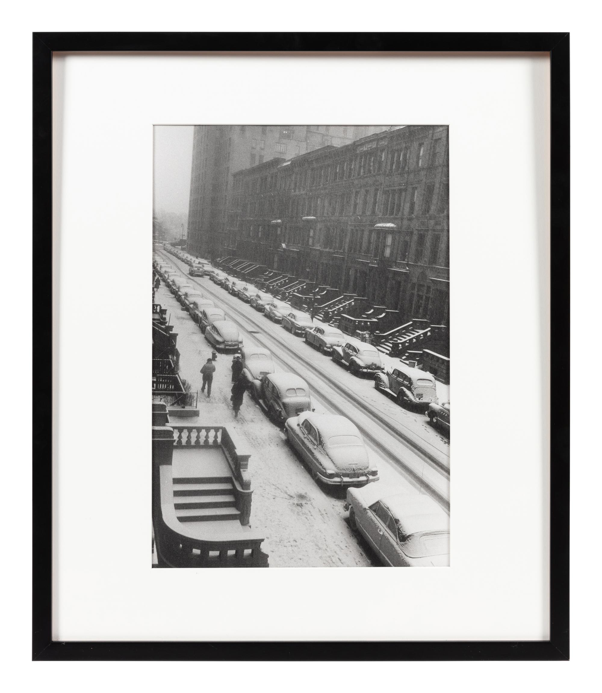 Ruth Orkin (1921-1985) Snow Covered Cars, NYC, 1952