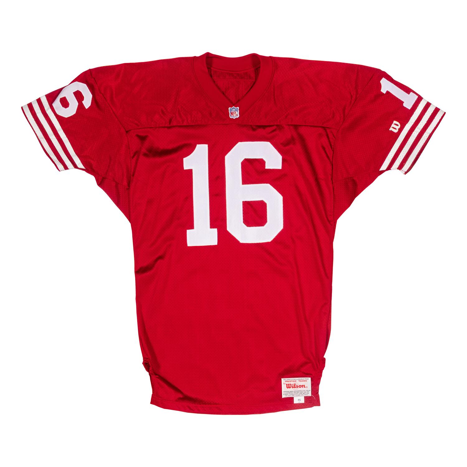 A Joe Montana Signed Autograph San Francisco 49ers Jersey