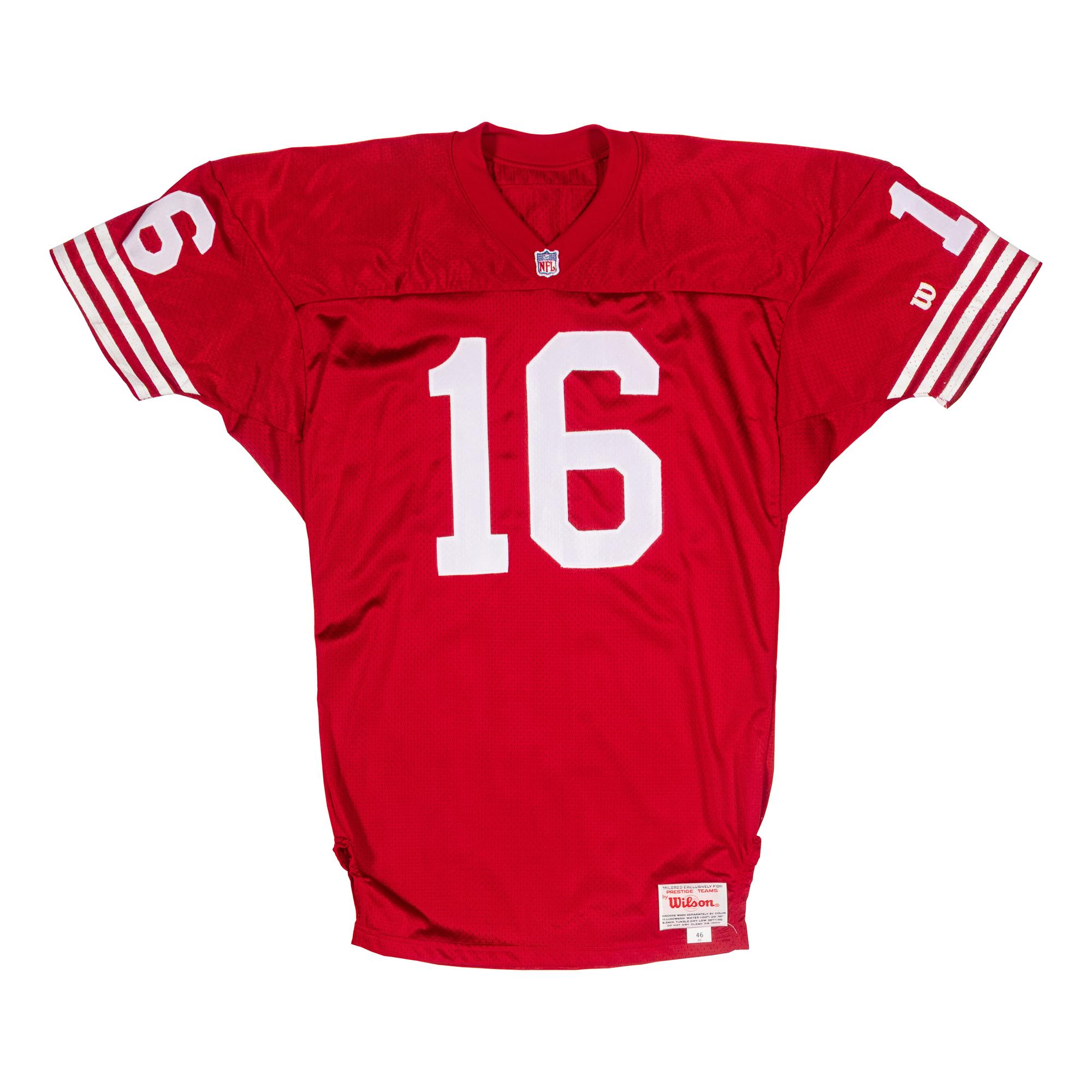A Joe Montana Signed Autograph San Francisco 49ers Jersey