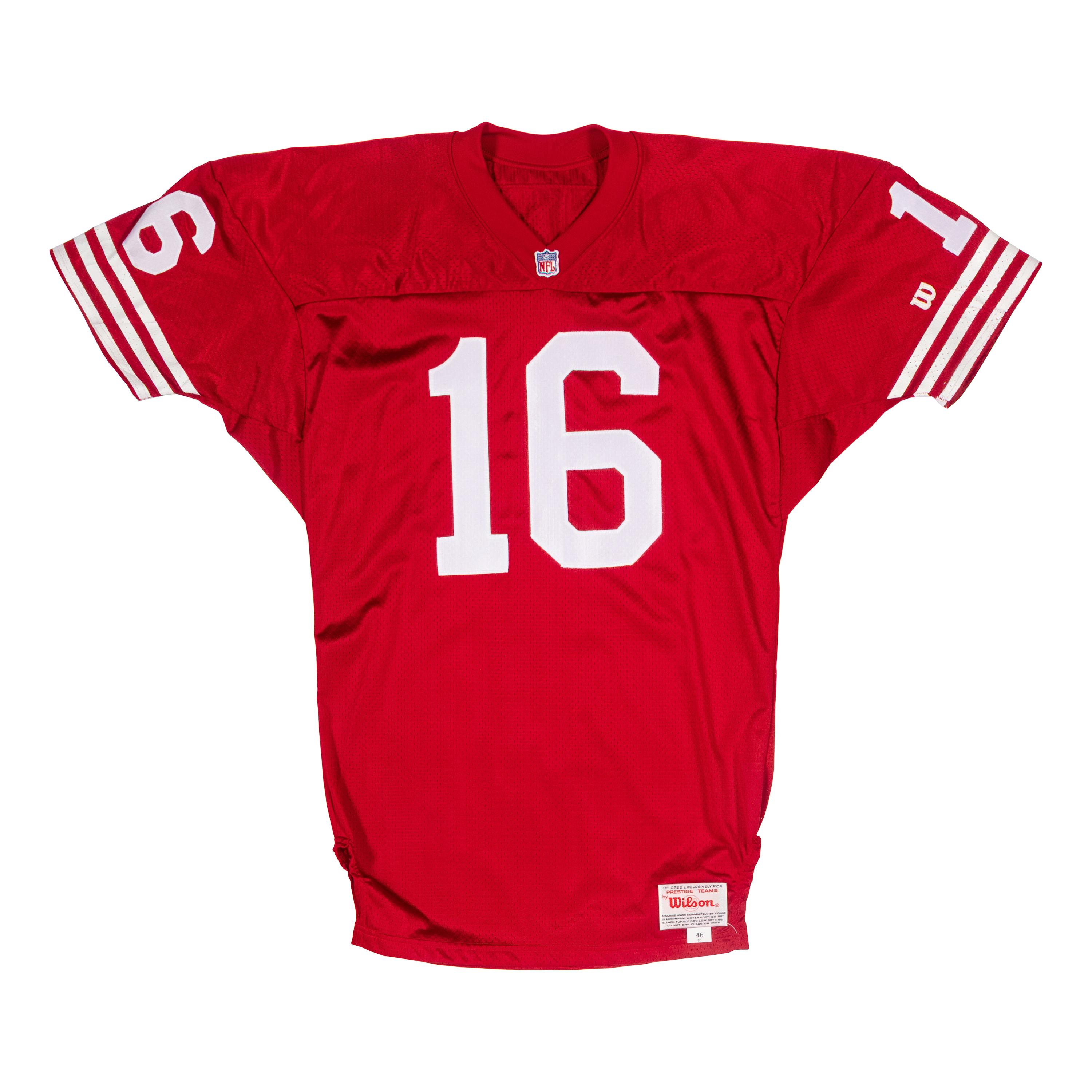 A Joe Montana Signed Autograph San Francisco 49ers Jersey
