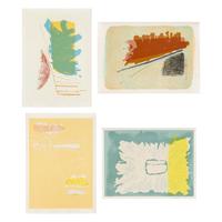 Dan Christensen (American, 1942-2007) — Kanagana, Kansas City, MicMac II, and Veeda (four works)