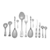 A Collection of English Silver Flatware Articles