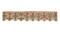 Three Crewelwork Drapery Pelmets
