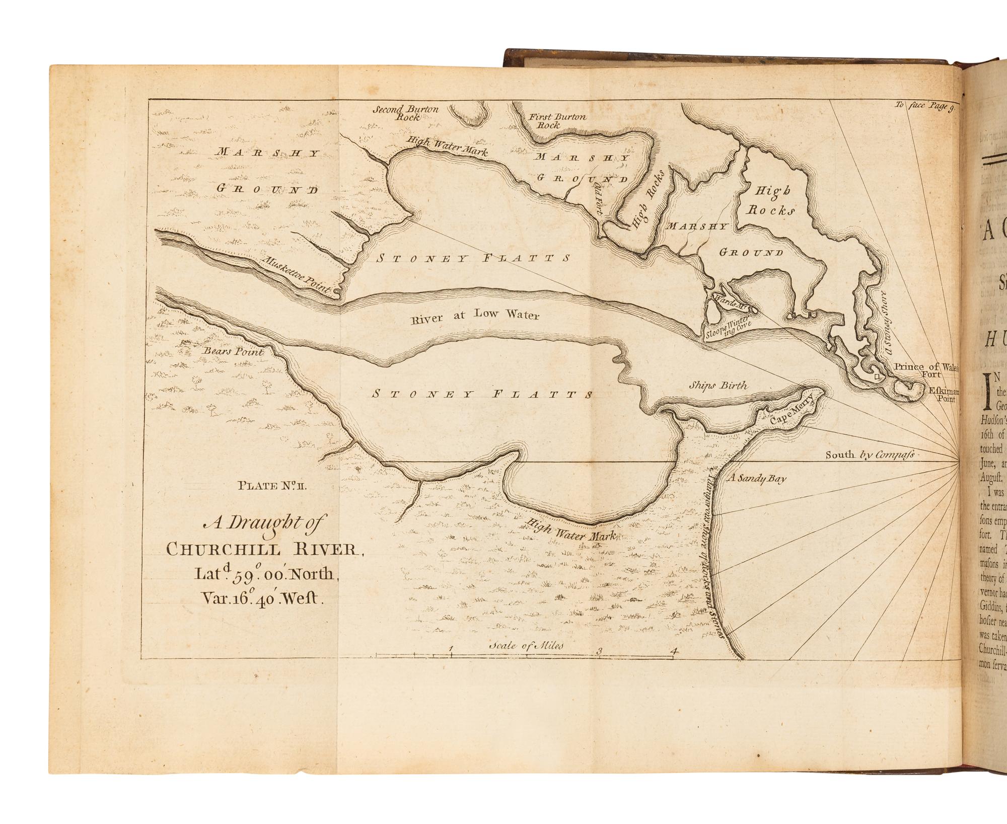 ROBSON, Joseph (fl. 1730s-40s). An Account of Six Years Residence in Hudson's-Bay. From 1733 to 1736, and 1744 to 1747 . London: J. Payne and J. Bouquet, 1752.