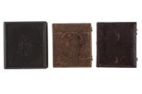 [EARLY PHOTOGRAPHY - PORTRAITURE]. A group of 7 daguerreotype portraits of men and women including several couples.