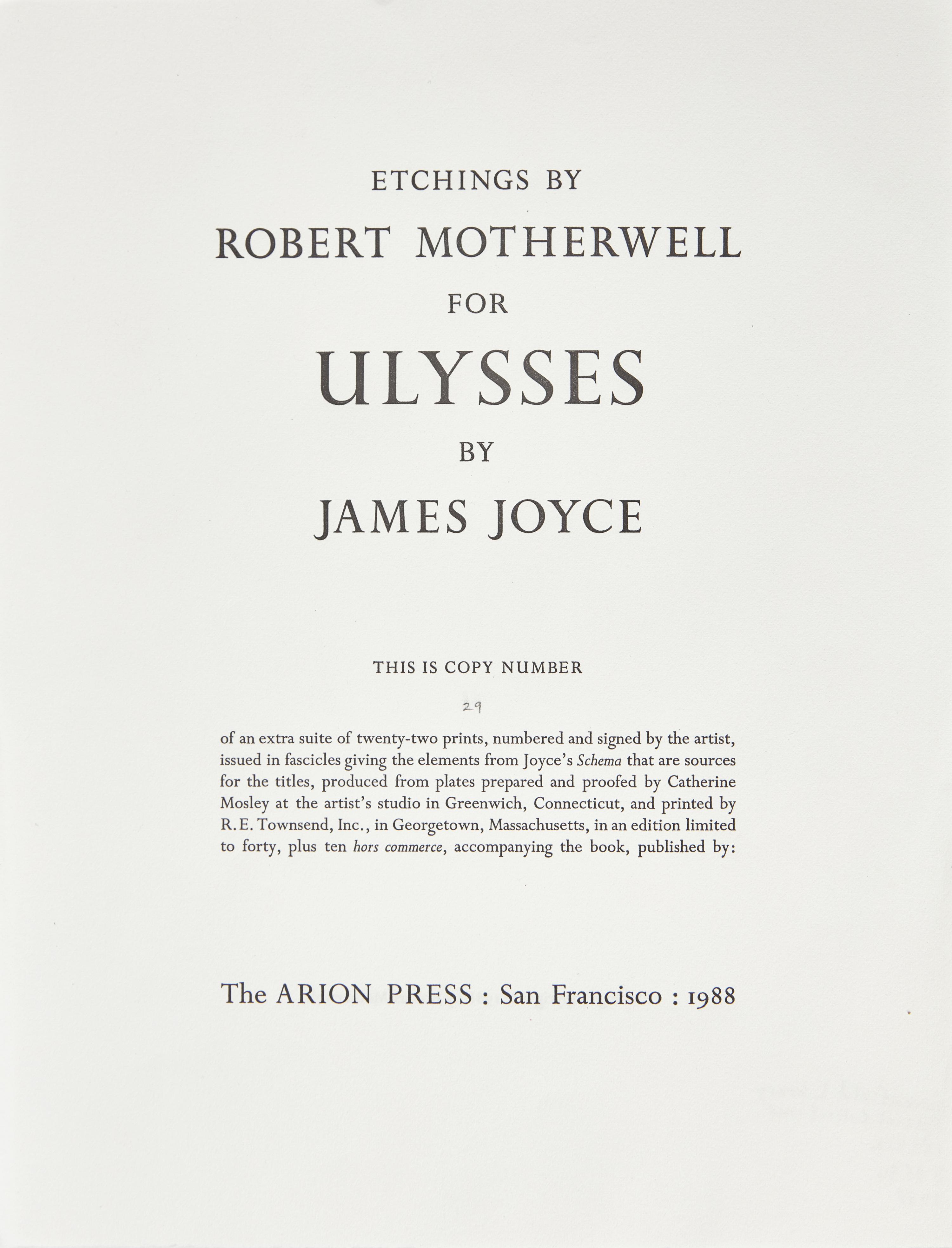 [Private Press] [Arion Press] Joyce, James. Ulysses