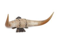 Three Decorative Horn and Antler Mounts